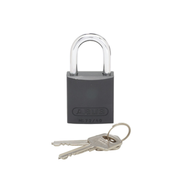 Panduit Aluminum Body Padlock, Black PSL-7BL